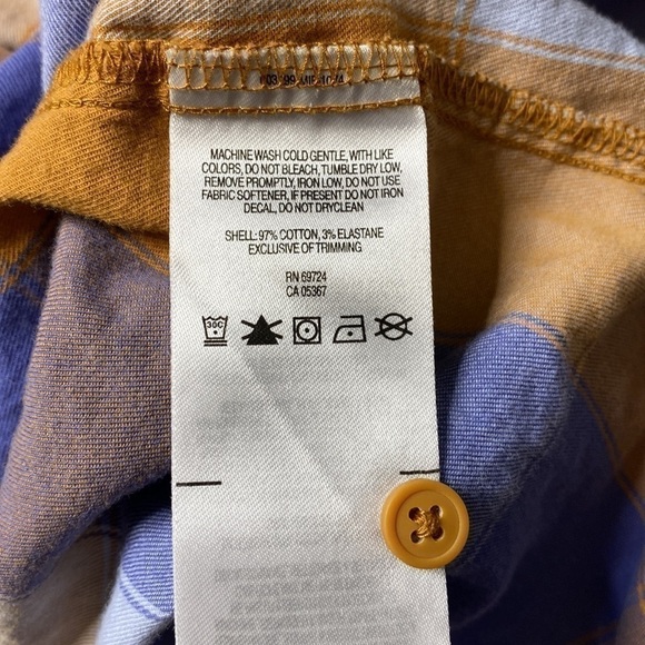 Columbia Women's Anytime Casual™ Stretch Blue Button Up Shirt 1804361 XL - Picture 5 of 6